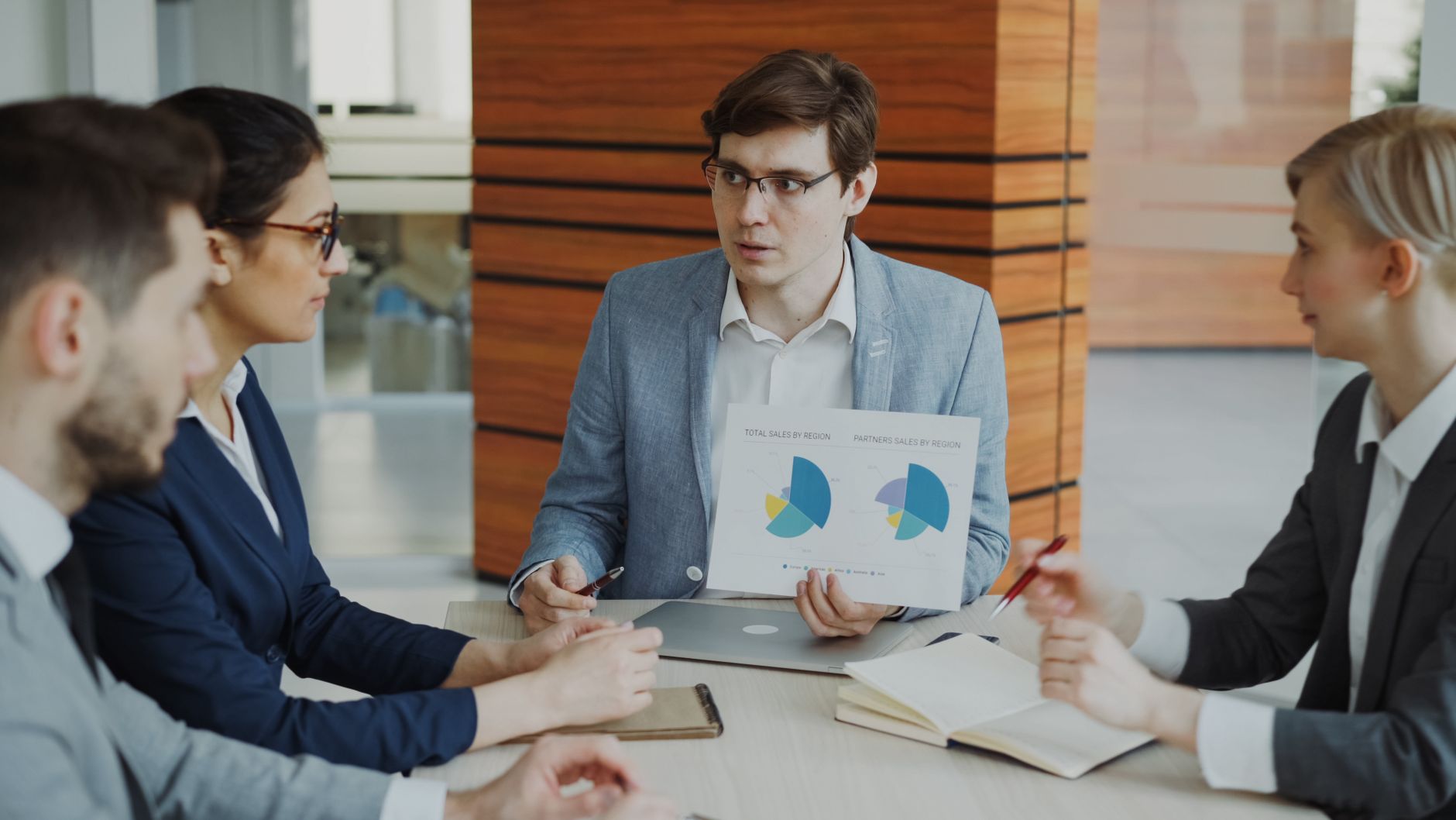 Elite wealth planning meeting